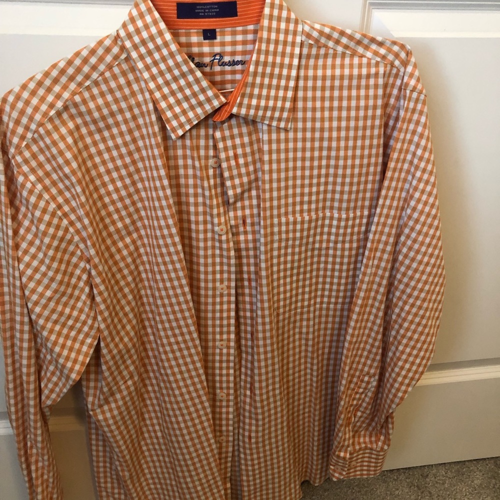 Mens large long sleeve shirt by Alan Plusser